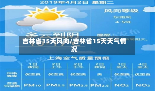 吉林省15天风向/吉林省15天天气情况