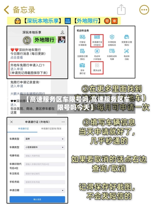 【高速服务区车限号吗,高速服务区车限号吗今天】