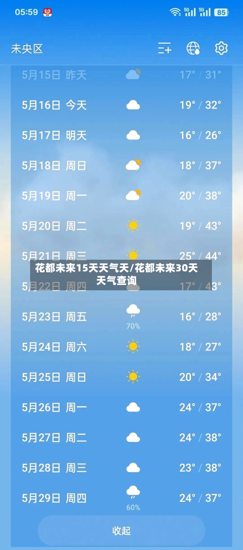 花都未来15天天气天/花都未来30天天气查询