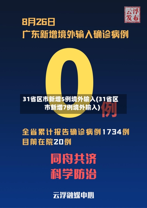 31省区市新增5例境外输入(31省区市新增7例境外输入)