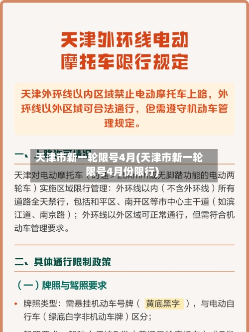 天津市新一轮限号4月(天津市新一轮限号4月份限行)