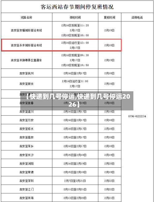 【快递到几号停运,快递到几号停运2026】