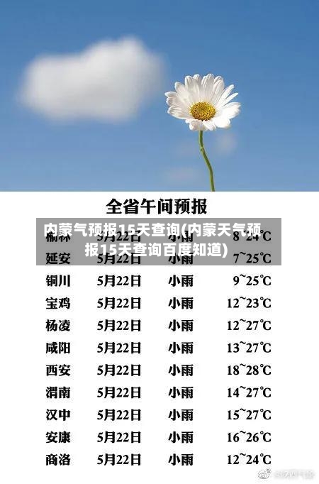内蒙气预报15天查询(内蒙天气预报15天查询百度知道)