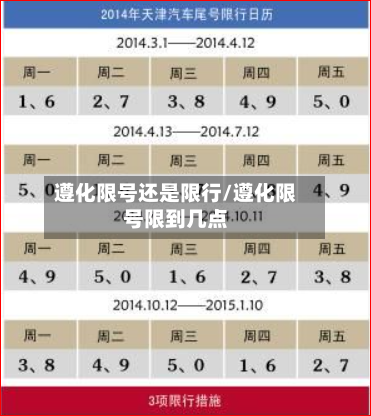 遵化限号还是限行/遵化限号限到几点