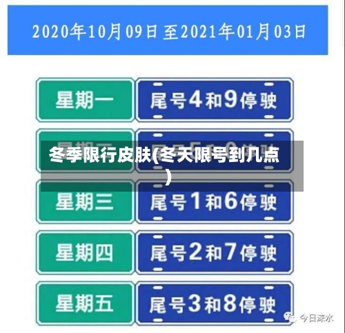冬季限行皮肤(冬天限号到几点)