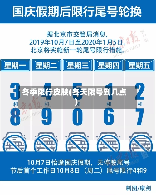 冬季限行皮肤(冬天限号到几点)