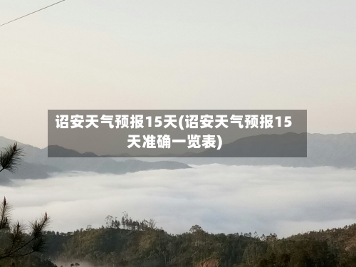 诏安天气预报15天(诏安天气预报15天准确一览表)