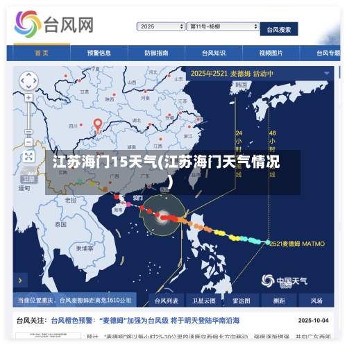 江苏海门15天气(江苏海门天气情况)