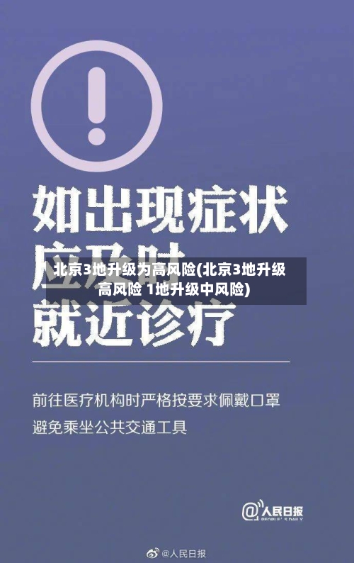 北京3地升级为高风险(北京3地升级高风险 1地升级中风险)