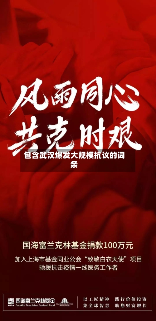 包含武汉爆发大规模抗议的词条