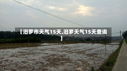 【汨罗市天气15天,汨罗天气15天查询】