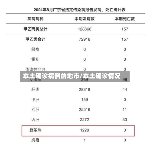 本土确诊病例的地市/本土确诊情况