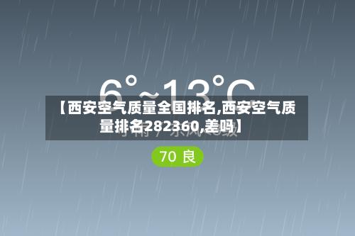 【西安空气质量全国排名,西安空气质量排名282360,差吗】