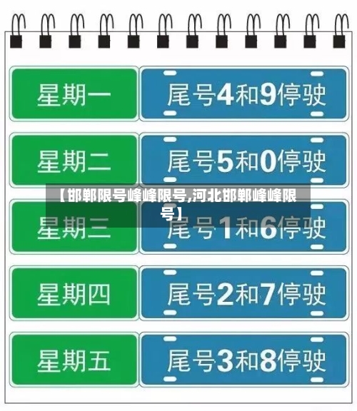 【邯郸限号峰峰限号,河北邯郸峰峰限号】