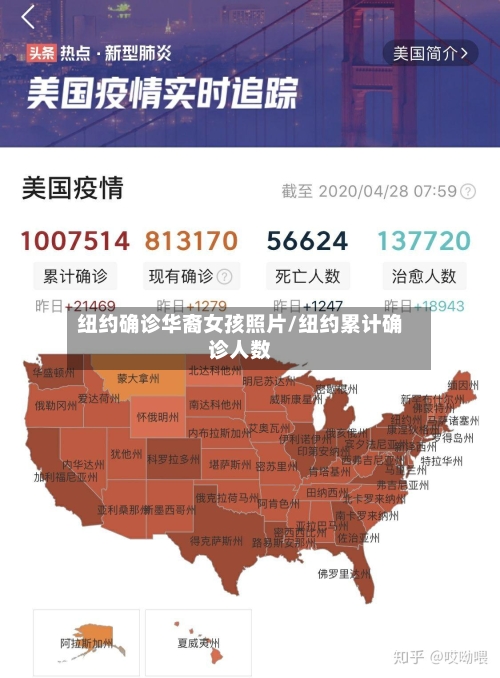 纽约确诊华裔女孩照片/纽约累计确诊人数