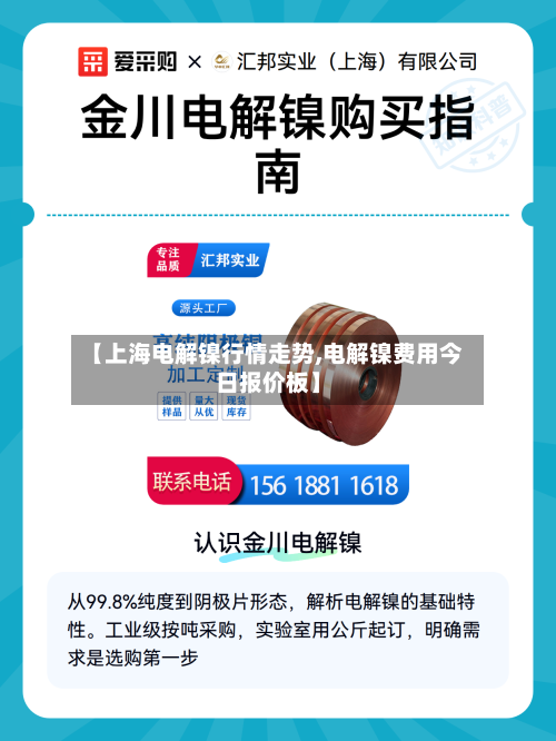 【上海电解镍行情走势,电解镍费用今日报价板】
