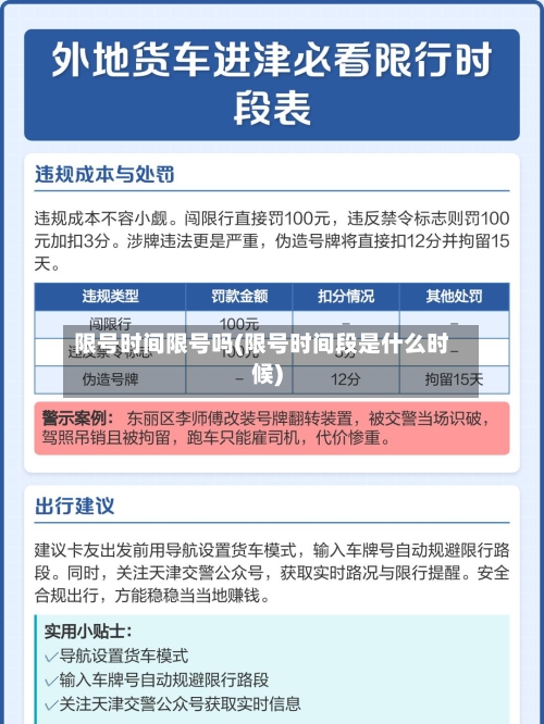 限号时间限号吗(限号时间段是什么时候)