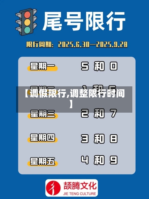 【调假限行,调整限行时间】