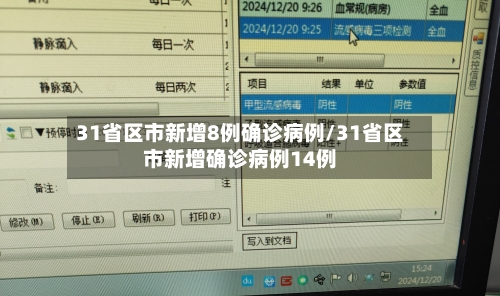 31省区市新增8例确诊病例/31省区市新增确诊病例14例