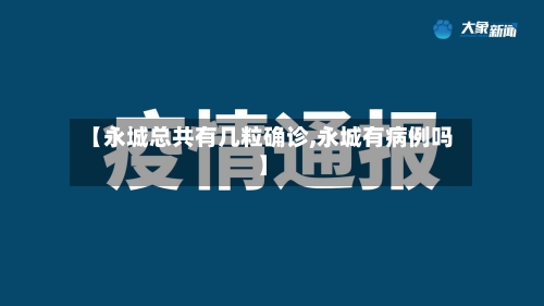 【永城总共有几粒确诊,永城有病例吗】