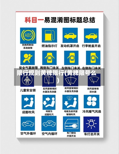 限行规则黄牌限行(黄牌限号么)