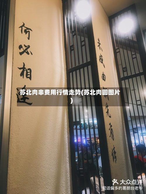 苏北肉串费用行情走势(苏北肉圆图片)