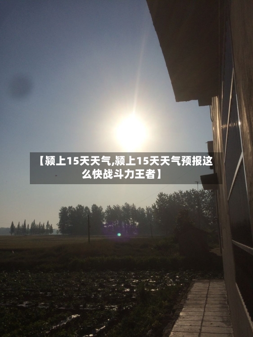 【颍上15天天气,颍上15天天气预报这么快战斗力王者】