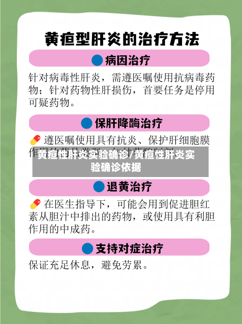 黄疸性肝炎实验确诊/黄疸性肝炎实验确诊依据