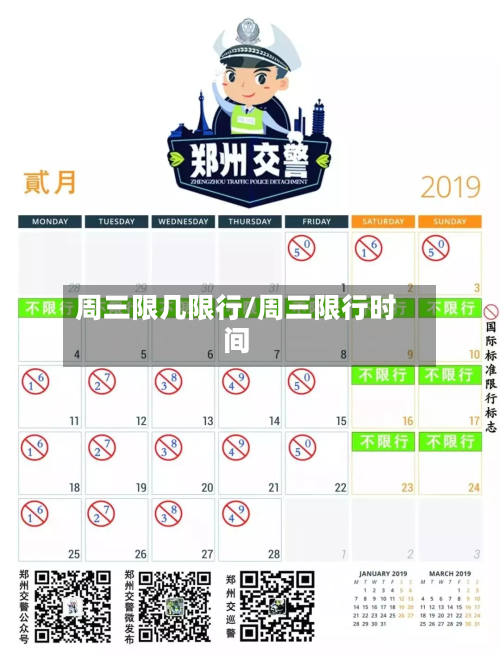 周三限几限行/周三限行时间