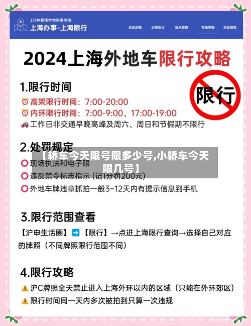 【轿车今天限号限多少号,小轿车今天限几号】