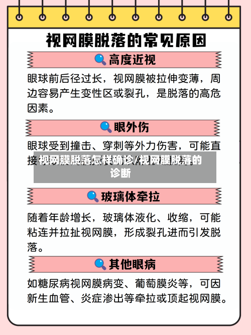 视网膜脱落怎样确诊/视网膜脱落的诊断