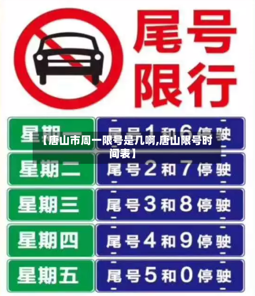 【唐山市周一限号是几啊,唐山限号时间表】