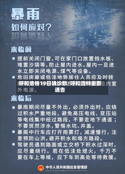 呼和浩特19日确诊数/呼和浩特重要通告