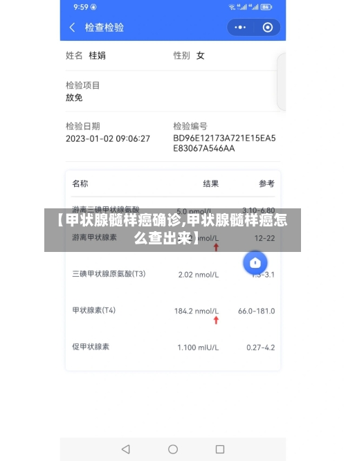 【甲状腺髓样癌确诊,甲状腺髓样癌怎么查出来】