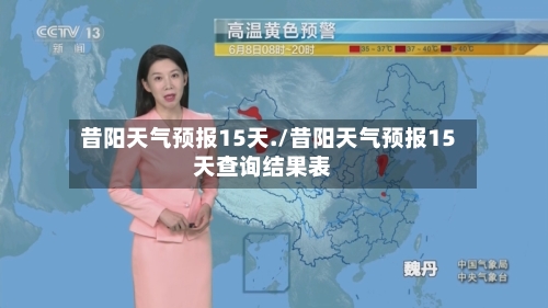 昔阳天气预报15天./昔阳天气预报15天查询结果表