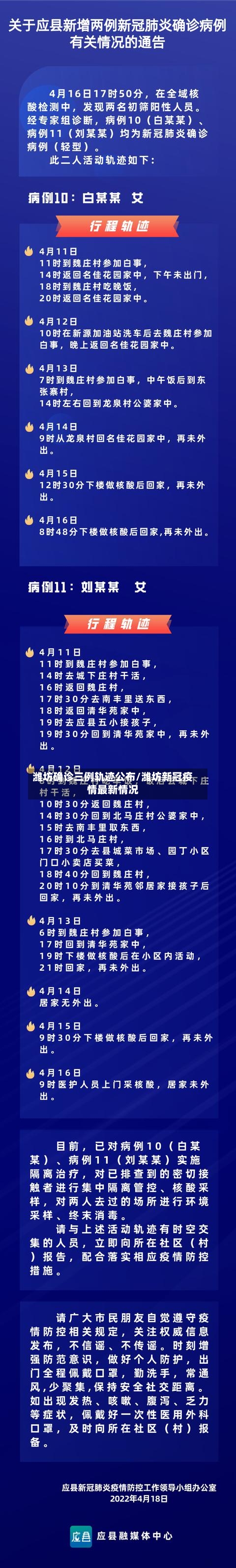 潍坊确诊三例轨迹公布/潍坊新冠疫情最新情况