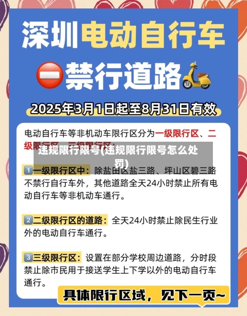 违规限行限号(违规限行限号怎么处罚)