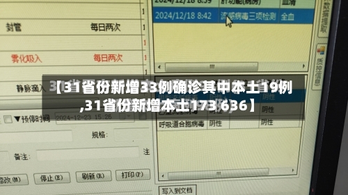 【31省份新增33例确诊其中本土19例,31省份新增本土173 636】
