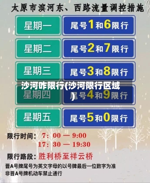 沙河咋限行(沙河限行区域)