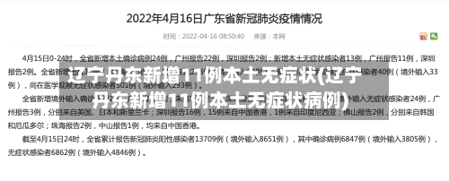 辽宁丹东新增11例本土无症状(辽宁丹东新增11例本土无症状病例)