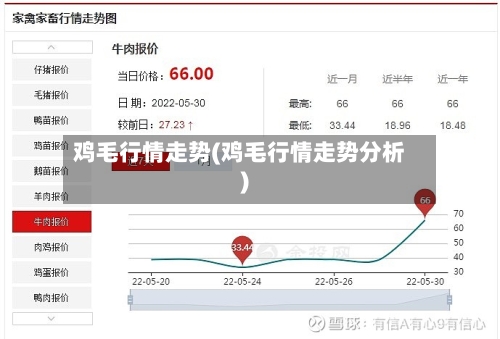 鸡毛行情走势(鸡毛行情走势分析)