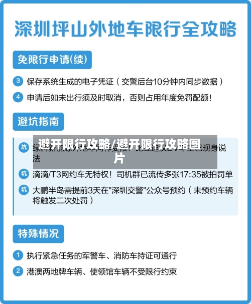 避开限行攻略/避开限行攻略图片