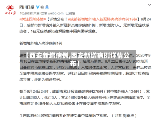 【西安新增病例,西安新增病例详情公布】