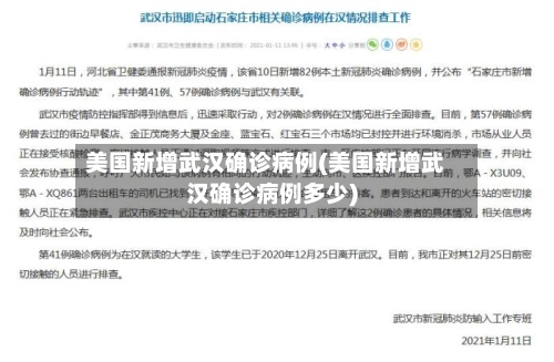 美国新增武汉确诊病例(美国新增武汉确诊病例多少)