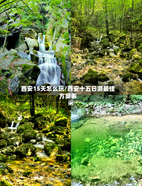 西安15天怎么玩/西安十五日游最佳方案表