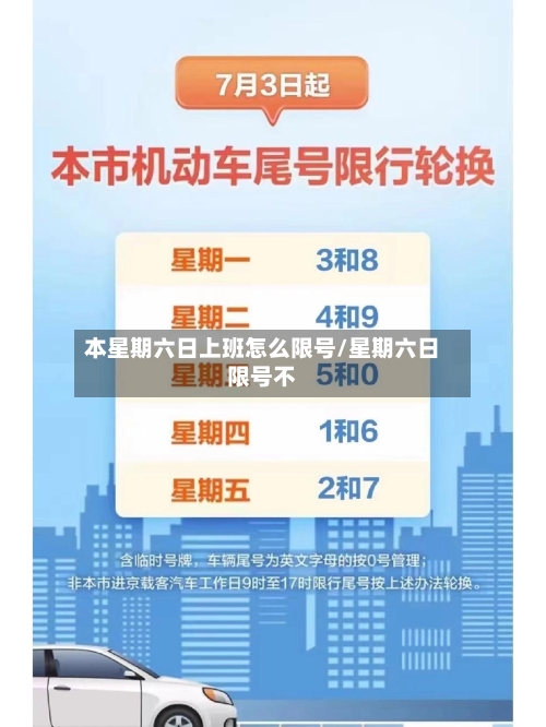 本星期六日上班怎么限号/星期六日限号不
