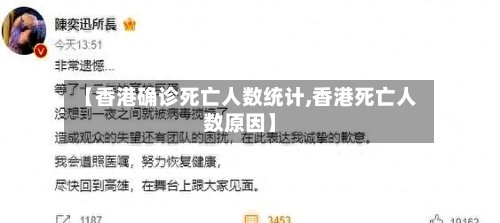 【香港确诊死亡人数统计,香港死亡人数原因】