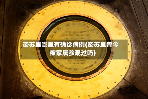 密苏里哪里有确诊病例(密苏里曾今被家属参观过吗)
