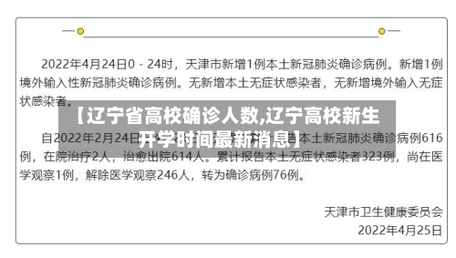 【辽宁省高校确诊人数,辽宁高校新生开学时间最新消息】