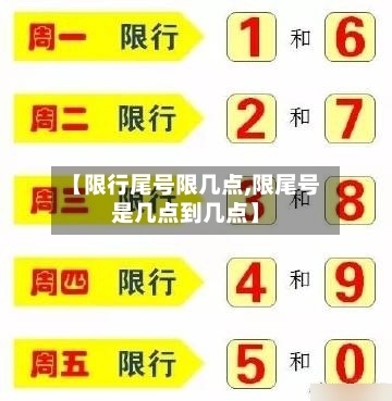 【限行尾号限几点,限尾号是几点到几点】